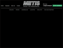 Tablet Screenshot of metismetaal.nl